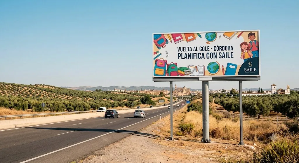 publicidad exterior para la vuelta al cole